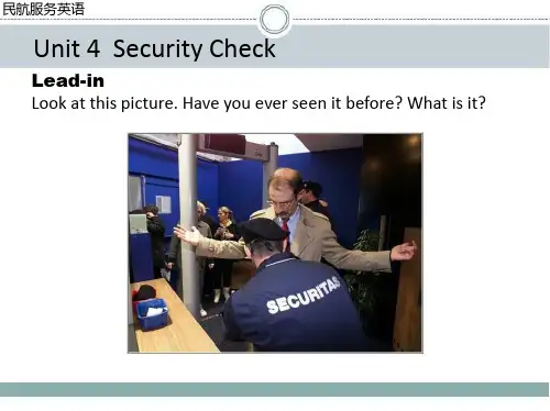 民航服务英语 教学课件 ppt 作者 叶宁 43222 民航服务英语4