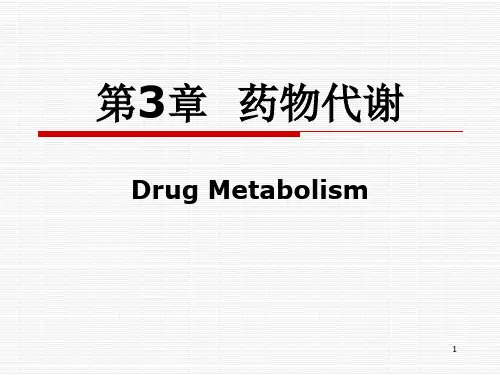 章药物代谢
