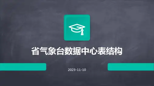 省气象台数据中心表结构