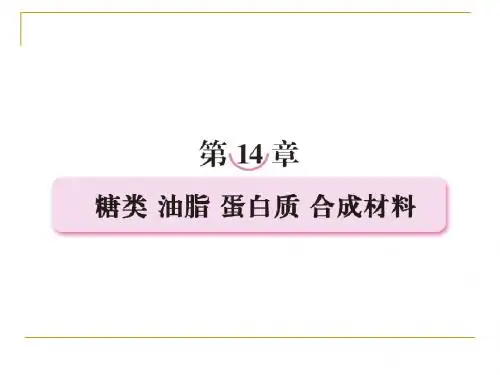 14-1糖类