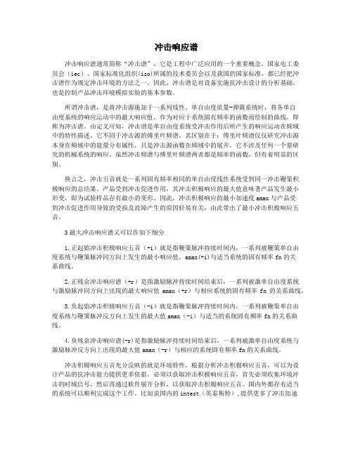 冲击响应谱