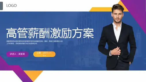 高管薪酬激励方案课件