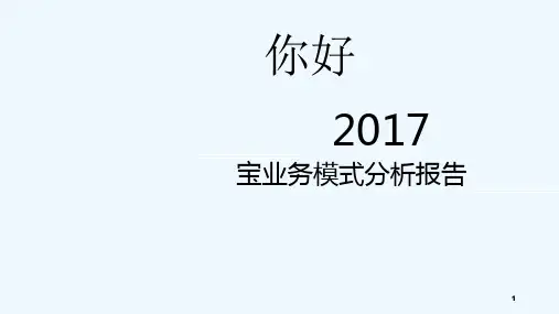 余额宝业务模式分析报告 PPT