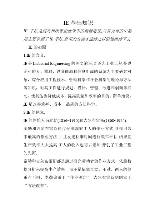 IE工业工程管理资料000001)
