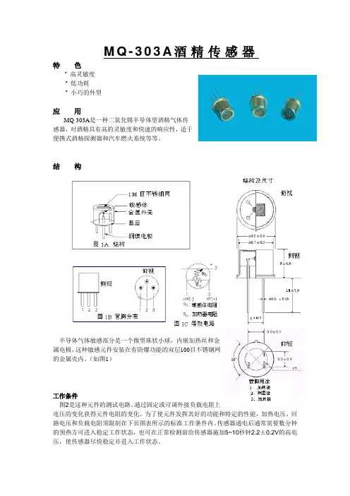 MQ-303A酒精传感器