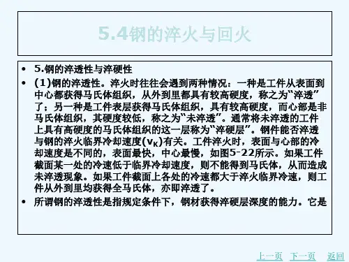 课件：第5章 钢的热处理 04 钢的淬火与回火