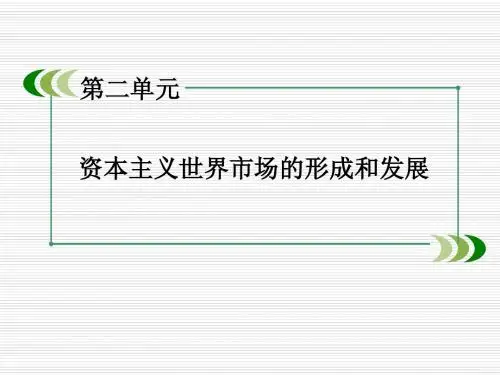 人教版高二历史第6课《殖民扩张与世界市场的拓展》课件