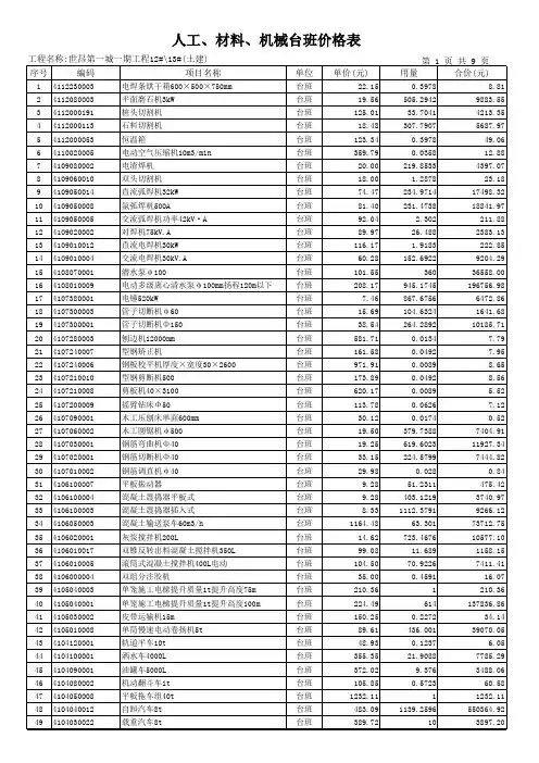 12#13#报价表