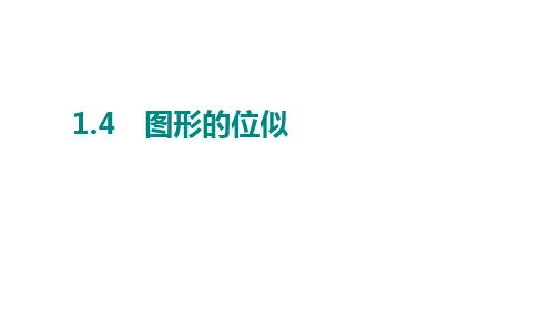 1.4 图形的位似  课件 2024-2025学年 青岛版数学九年级上册