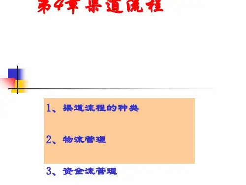 渠道流程培训(PPT 45张)