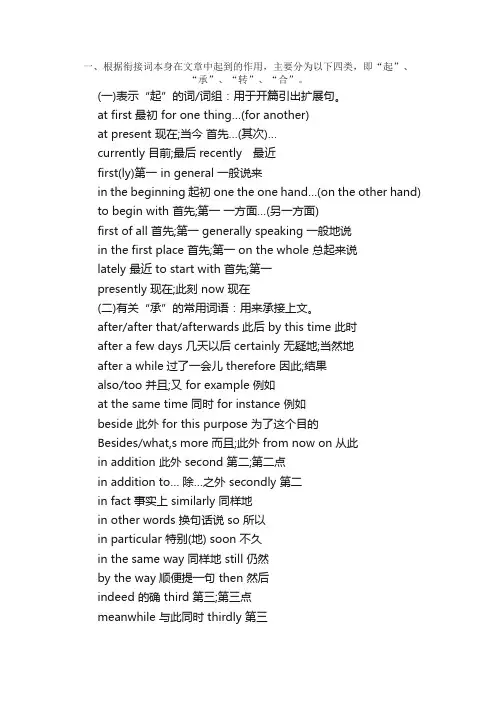 高中英语作文常用句型经典句型