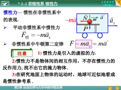 大学物理非惯性系惯性力
