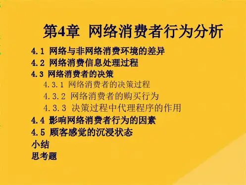 2022年网络消费者行为分析(共20张PPT)