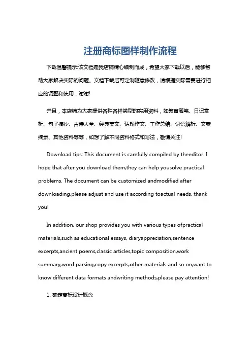 注册商标图样制作流程