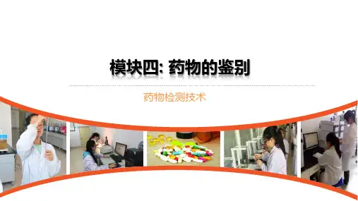 《药物检测技术》模块4：药物的鉴别