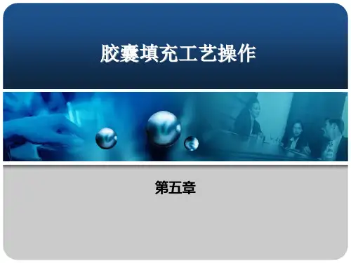 胶囊填充工艺操作