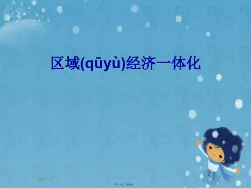 区域经济一体化