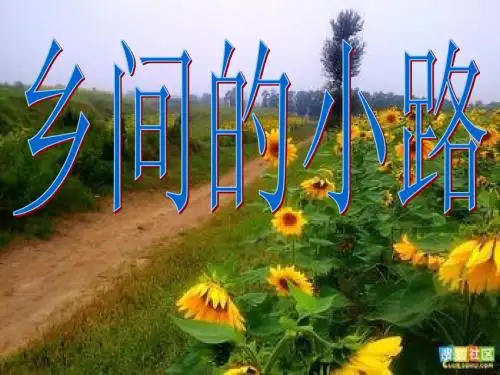 演示文稿1《乡间的小路》课件