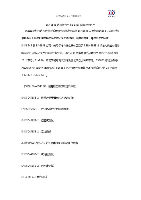 BS6853报告与EN45545区别
