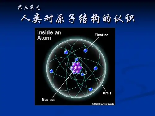 原子结构模型的演变