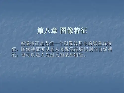 图像特征讲解