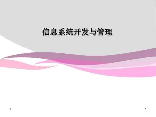 信息系统开发与管理(刘世峰-第三章34