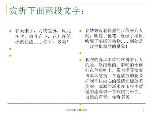 初中作文指导：锤炼作文语言的几种方法PPT优秀课件1