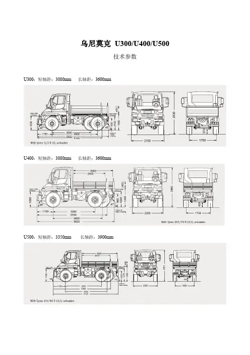 乌尼莫克公铁两用车 参数