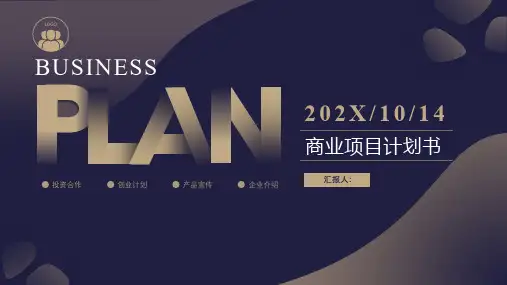 商业计划书PPT模板