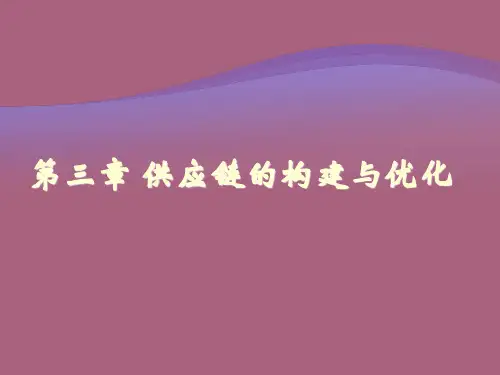 [管理学]供应链优化强悍ppt课件
