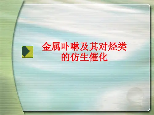 金属卟啉及其对烃类的仿生催化