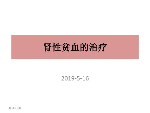 肾性血治疗-29页PPT文档资料