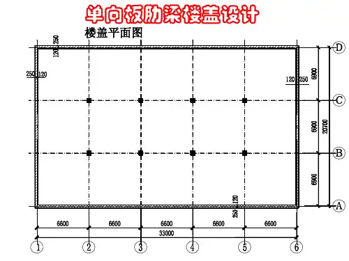 单向板肋梁楼盖设计
