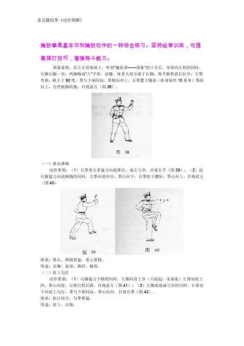 老式擒敌拳《动作图解》