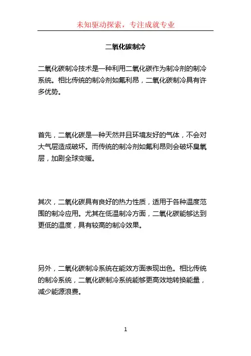 二氧化碳制冷 (2)