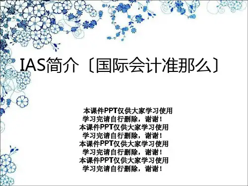 IAS简介(国际会计准则)