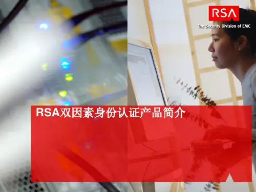 RSA双因素认证系统简介