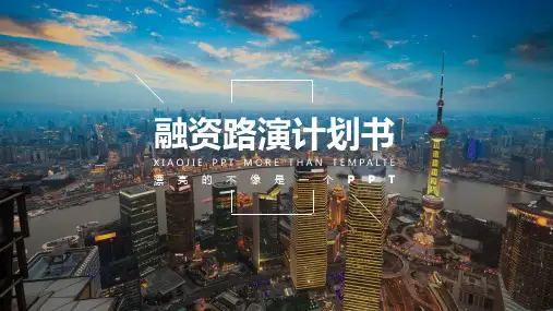 融资路演计划书PPT模板