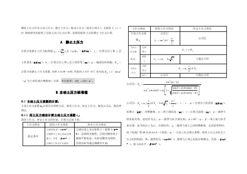 挡土墙详细手算过程