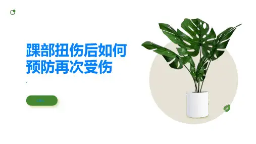 踝部扭伤后如何预防再次受伤掌握这些方法