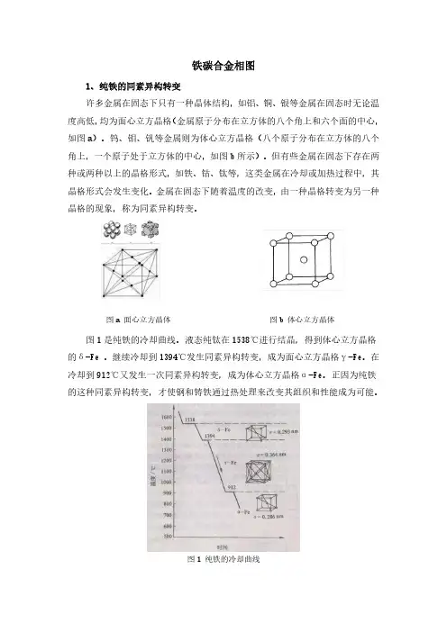 热处理中最重要的铁碳合金相图的知识总结