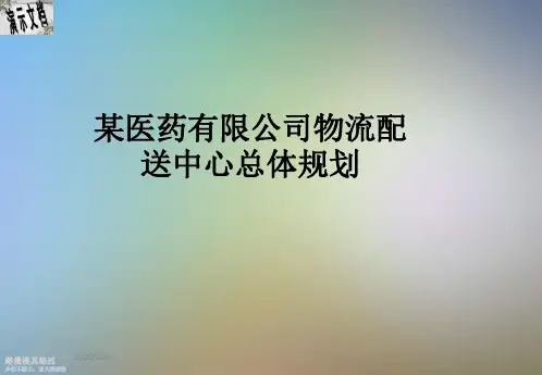 某医药有限公司物流配送中心总体规划