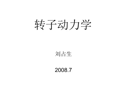 转子动力学中文讲稿