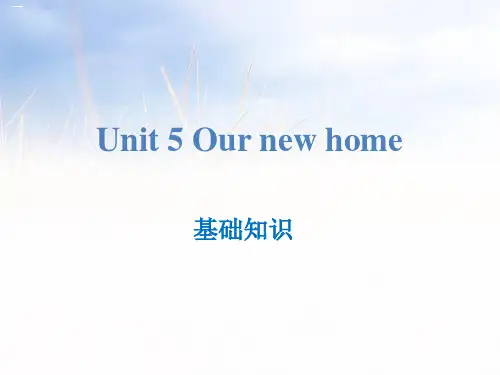 Ournewhome_基础知识ppt教学课件