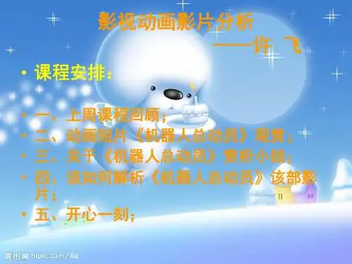 影视动画影片分析许飞.