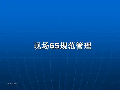 6S管理培训