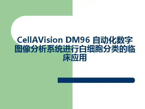 CellAVision-DM96-自动化数字图像分析系统进行白细胞分类的临床应用