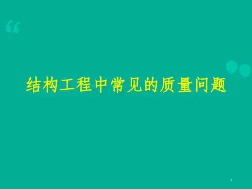 建筑工程施工典型质量问题案例超清图文集锦PPT课件