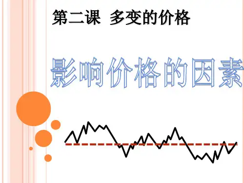 影响价格的因素(共35张PPT)