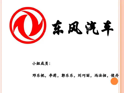 东风汽车财务分析报告PPT精品文档51页